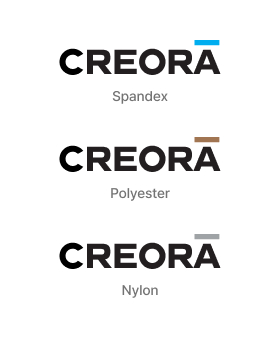 CREORA Spandex, CREORA Polyester, CREORA Nylon